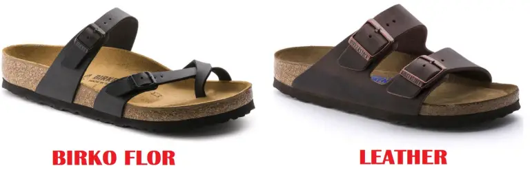 Birkenstock Birko Flor vs Leather