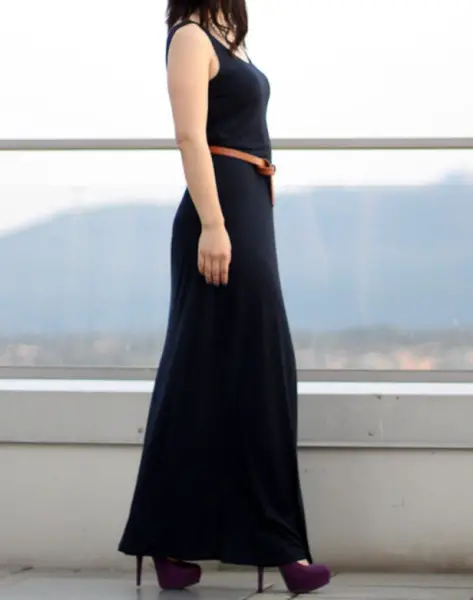 Wear Maxi dress with Pumps