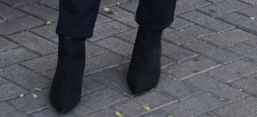 Ankle boots with ankle pants