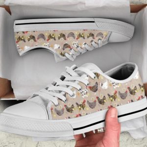 Breeds of Chicken Shoes - Chicken Low Top Canvas Shoes