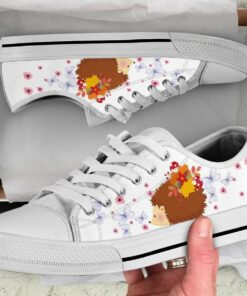 Butterfly and Hedgehog Shoes - Hedgehog Low Top Canvas Shoes