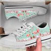 Christmas Flamingo Shoes - Flamingo Low Top Canvas Shoes