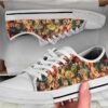 Colorful Bearded Dragon Shoes - Bearded Dragon Low Top Canvas Shoes