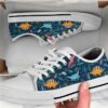 Colorful Dinosaur shoes - Dinosaur Low Top Canvas Shoes
