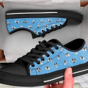 Cute Jack Russell Shoes - Jack Russell Low Top Canvas Shoes