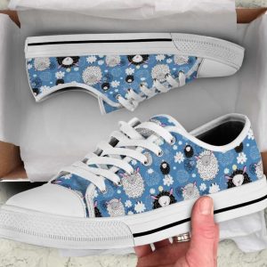 Cute Sheep Shoes - Sheep Low Top Canvas Shoes