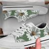 Daisy Flower and Bee Shoes - Bee Low Top Canvas Shoes