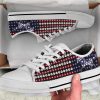 Daisy USA Flag Horse Shoes - Horse Low Top Canvas Shoes