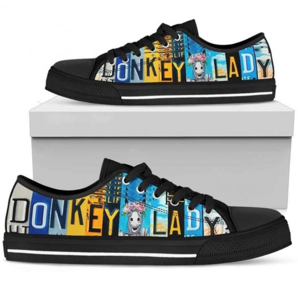 Donkey Lady Shoes - Donkey Low Top Canvas Shoes