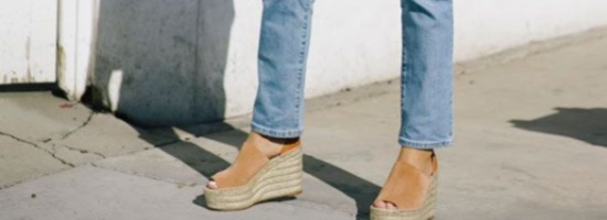 Espadrilles with straight leg jeans