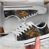 Gold Koi Fish Shoes - Fish Low Top Canvas Shoes