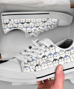 Hello Penguin Shoes - Penguin Low Top Canvas Shoes