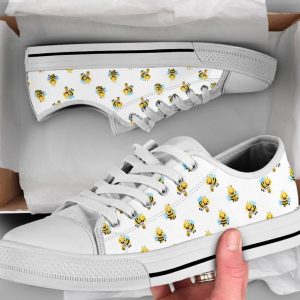 Honey Bee Shoes - Bee Low Top Canvas Shoes