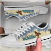 Just a Girl who loves Horses Shoes - Horse Low Top Canvas Shoes