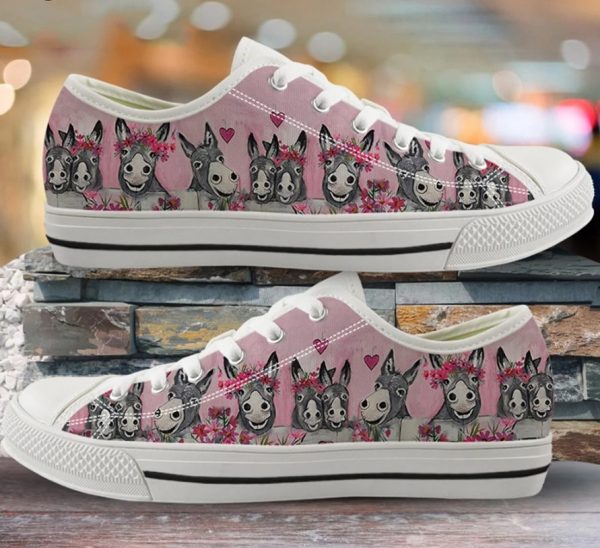 Love Donkey Shoes - Donkey Low Top Canvas Shoes