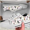 Love French Bulldog Shoes - French Bulldog Low Top Canvas Shoes
