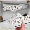 Love French Bulldog Shoes - French Bulldog Low Top Canvas Shoes