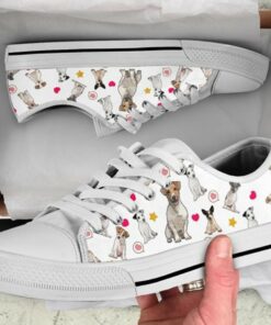 Love Jack Russell Shoes - Jack Russell Low Top Canvas Shoes