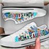 Mamasaurus Dinosaur Shoes - Dinosaur Low Top Shoes for Women