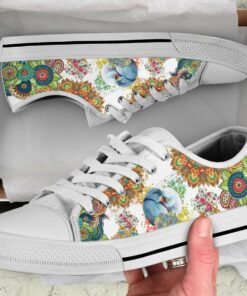 Mandala Parrot Shoes - Parrot Low Top Canvas Shoes