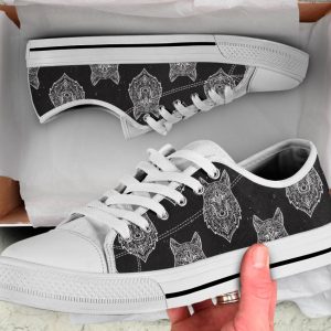 Native Wolf Shoes - Wolf Low Top Canvas Shoes