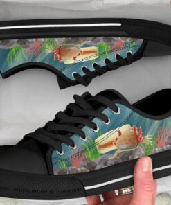 Natural Axolotl shoes - Axolotl Low Top Canvas shoes
