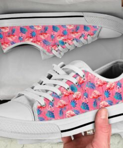 Pink Flamingo Shoes - Flamingo Low Top Canvas Shoes