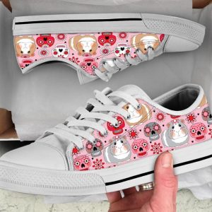 Pink Hocus Pocus Hamster Shoes - Hamster Low Top Canvas Shoes