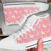 Pink Llama Shoes - Low Top Canvas Shoes for Women