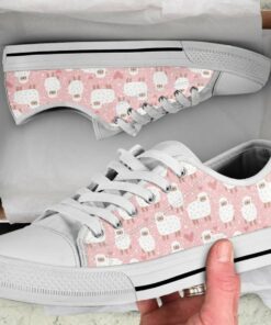 Pink Sheep Shoes - Sheep Low Top Canvas Shoes