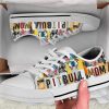 Pitbull Mom Shoes - Pitbull Low Top Canvas Shoes