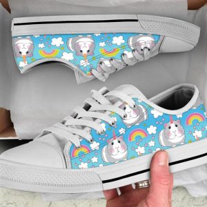 Rainbow Hamster Shoes - Hamster Low Top Canvas Shoes
