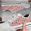 Seamless Pattern of Dragonfly Shoes - Dragonfly Low Top Canvas Shoes