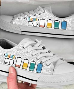 Battery Life of Teacher Shoes - Teacher Low Top Canvas Shoes