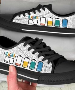 Battery Life of Teacher Shoes - Teacher Low Top Canvas Shoes