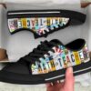 Math Teacher Shoes - Math Low Top Canvas Shoes