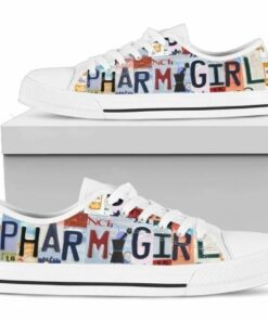 Pharmacist Girl Shoes - Pharmacist Low Top Canvas Shoes