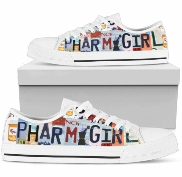 Pharmacist Girl Shoes - Pharmacist Low Top Canvas Shoes