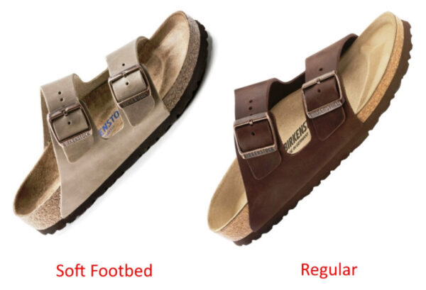birk soft footbed vs regular