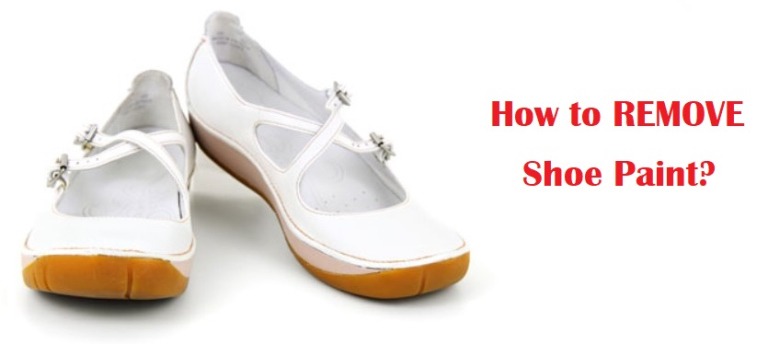 how to remove shoe paint