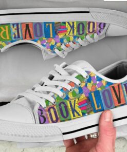 Book Lover Shoes - Low Top Canvas Shoes