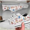 Cute Clipart Drawing Book Shoes - Book Low Top Canvas Shoes
