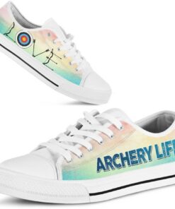 Love Archery Life Shoes - Archery Low Top Canvas Shoes