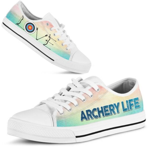 Love Archery Life Shoes - Archery Low Top Canvas Shoes
