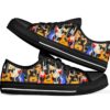 Love Guitar Shoes - Guitar Low Top Canvas Shoes