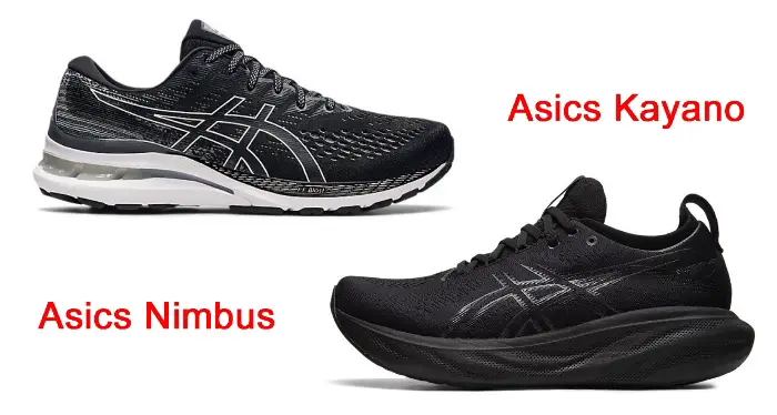 Asics Kayano vs Nimbus comparison