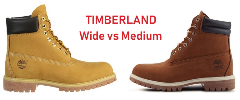 Timberland wide vs Medium