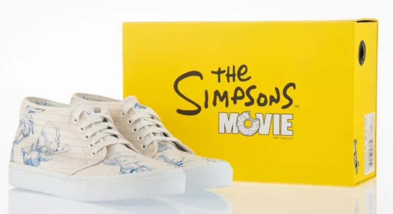 The Simpsons Vans KAWS Chukka