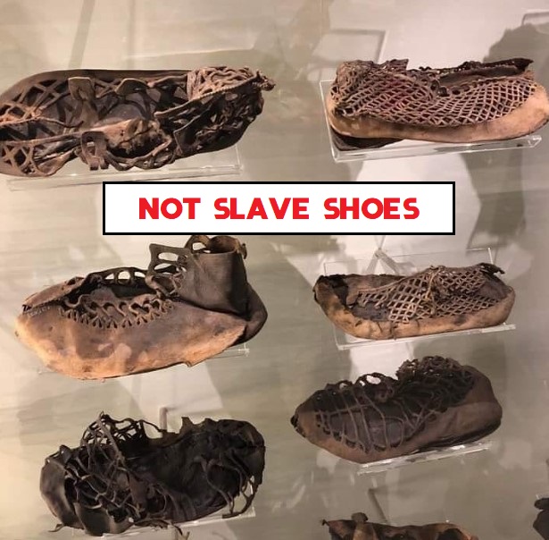 not slave shoes
