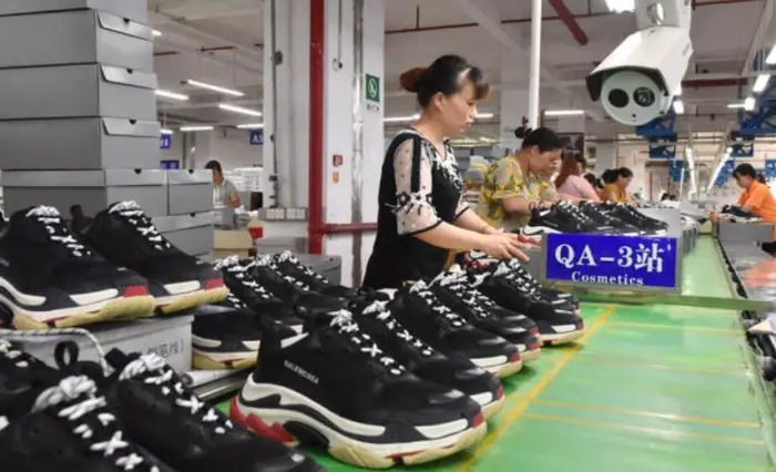 Balenciaga factory in China